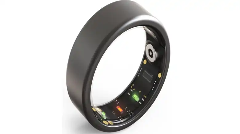 【モノ批評誌「MONOQLO」ベストバイ受賞】 スマートリング monomam ring 健康管理 iPhone対応 睡眠記録 運動記録 (BLACK) (12号（内周 52mm) 色:ブラック