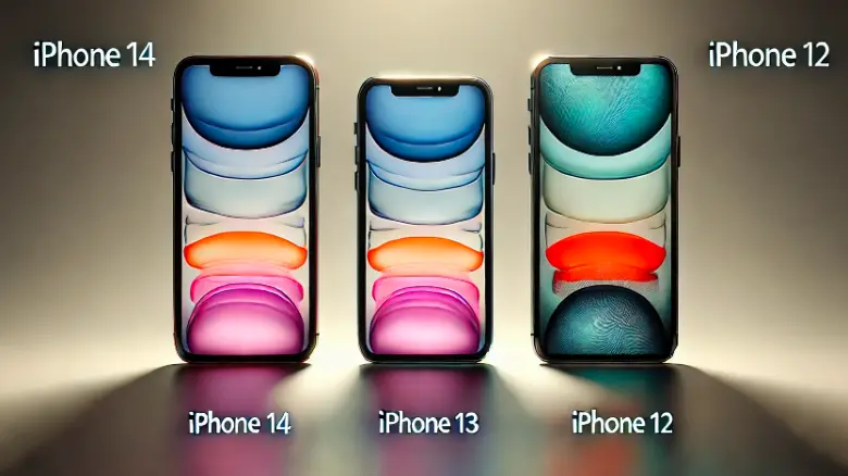 iPhone 14、iPhone 13、iPhone 12の3モデルiPad OS18 対応 機種